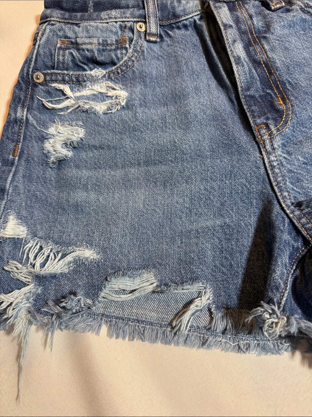American Eagle Blue Jean Shorts. - Picture 11 of 15